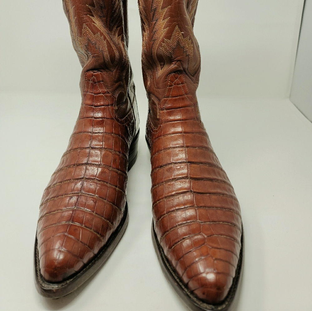 Tony Lama Alligator Boots Size 10